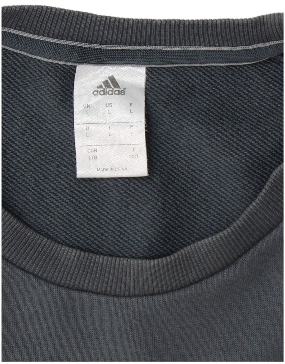 ADIDAS Hombres Climalite Sudadera Jumper Grande Azul Marino Algodón