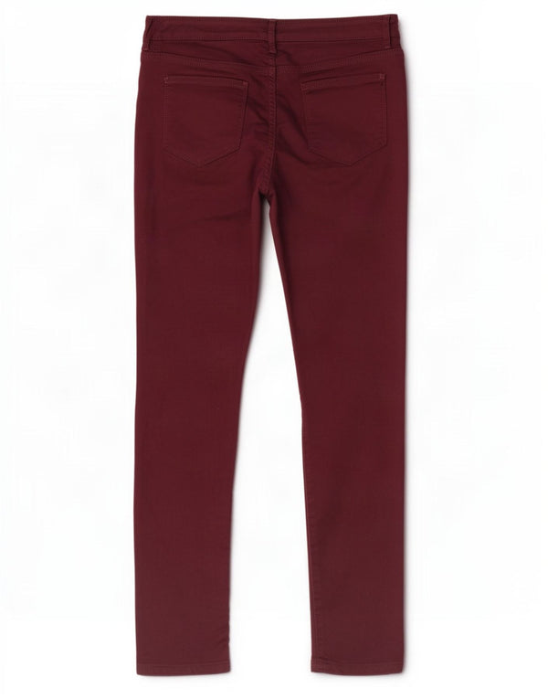 Vaqueros Jegging para mujer Fat Face UK 10 Small W26 L28 Algodón burdeos