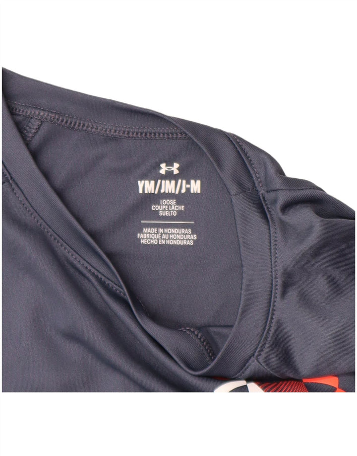 UNDER ARMOUR Camiseta holgada con gráfico para niño 9-10 años Gris medio