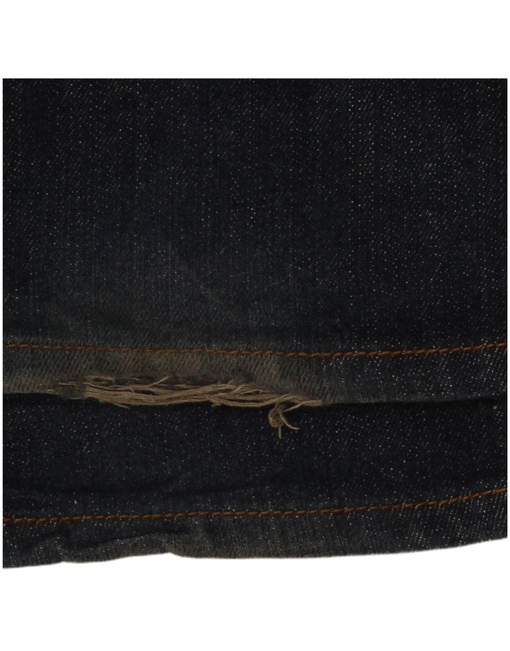 French Connection Vaqueros rectos regulares para hombre W34 L32 Algodón azul marino