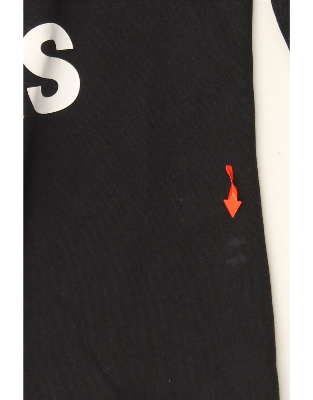 ADIDAS Sudadera gráfica para mujer Jumper UK 12/14 Mediano Negro Algodón