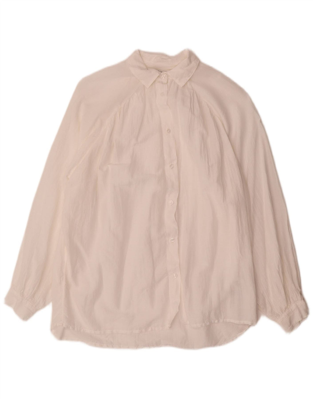 PEPE Jeans Camisa extragrande para mujer UK 44 Algodón blanco mediano