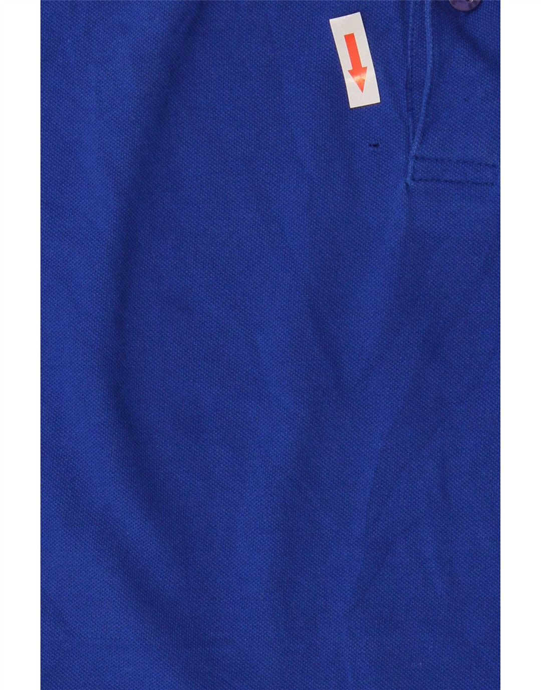 Polo Sun68 para hombre de algodón a rayas azul medio