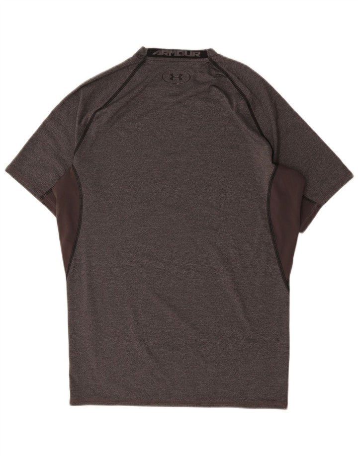 Under Armour Hombre Camiseta Top Gris Medio Colorblock