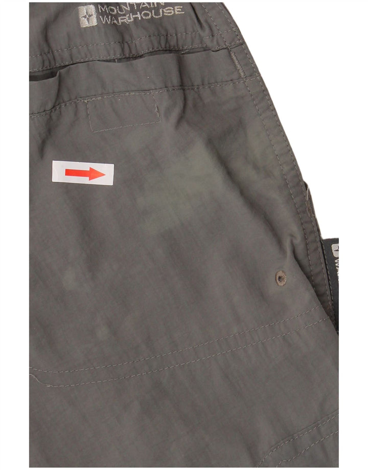 MOUNTAIN WAREHOUSE Pantalones cargo rectos para mujer UK 8 Small W30 L28 Gris