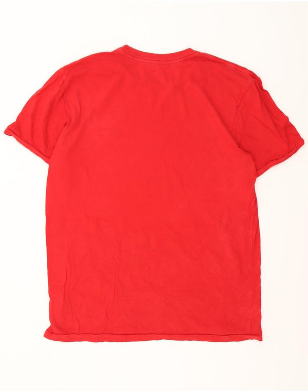 Nike Camiseta para hombre Top UK 42/44 Large Rojo Algodón