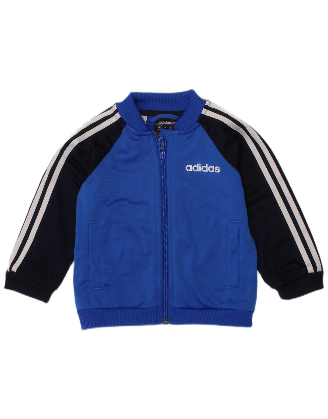 Adidas - Chándal para bebé niño, chaqueta superior, 9-12 meses, color azul, deportivo
