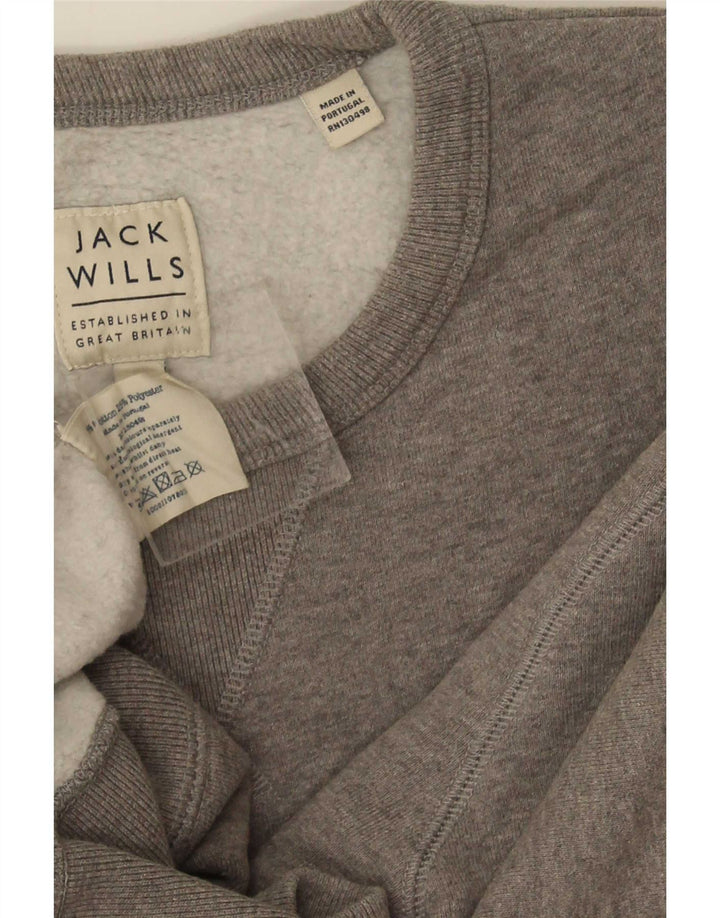 Sudadera Jack Wills Hombre Gris Medio Algodón