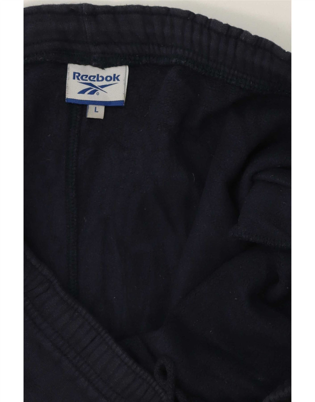 Reebok - Pantalón de chándal para hombre, talla grande, algodón azul marino