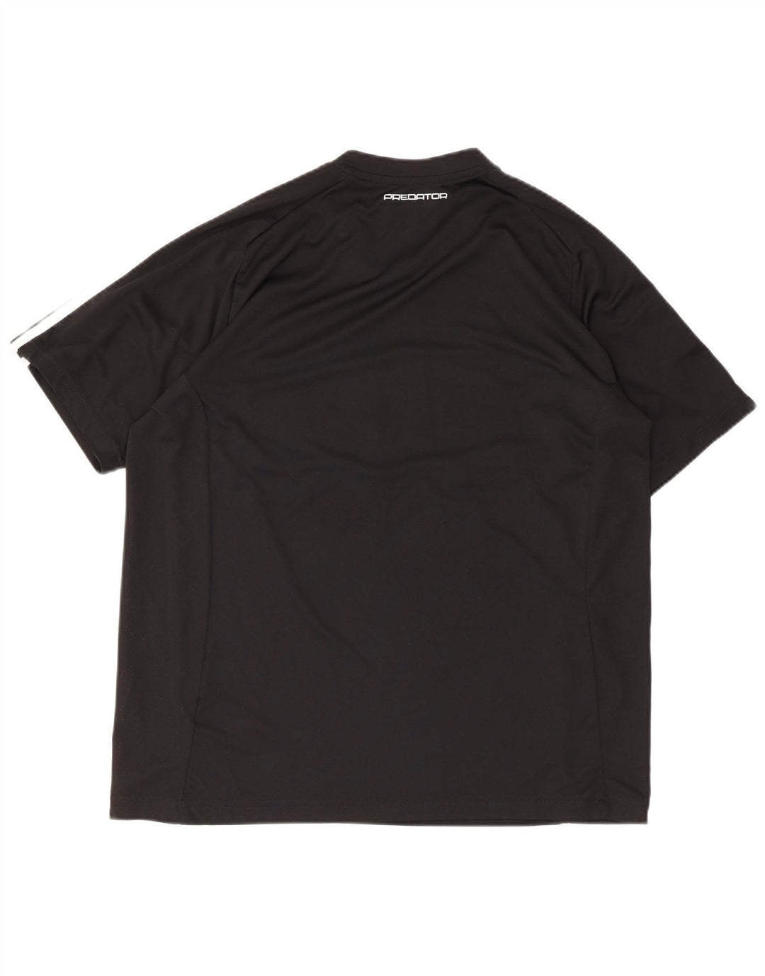 Adidas Mens Climalite Camiseta Top Grande Poliéster Negro