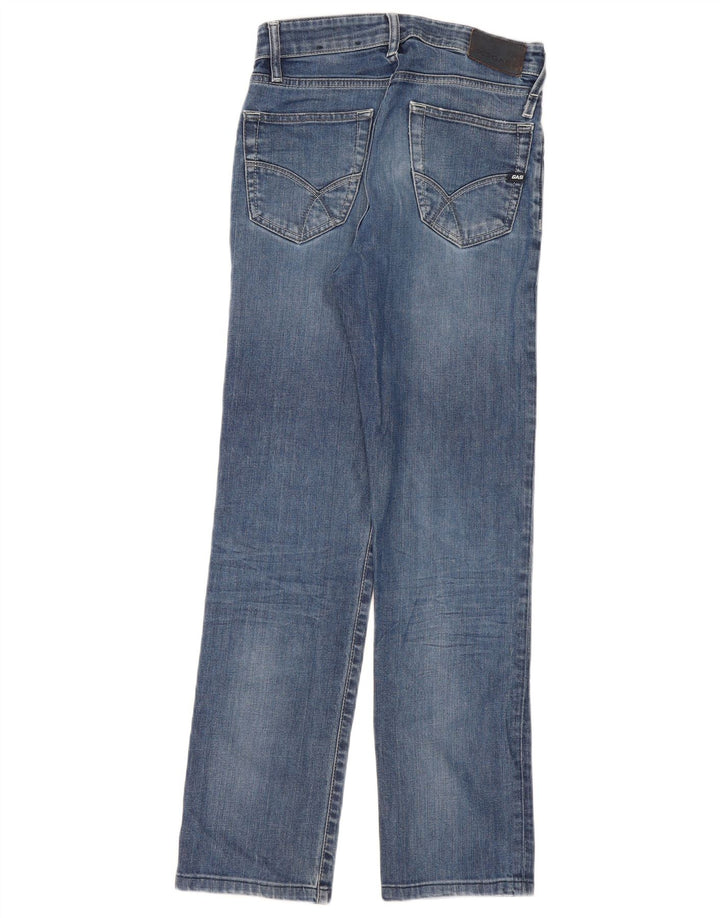 Vaqueros Recto Mujer Gas W29 L30 Algodón Azul