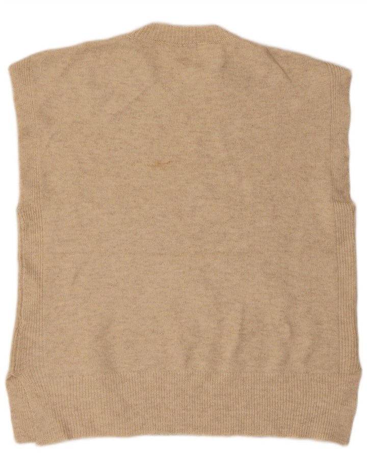 Marks & Spencer Camiseta sin mangas para mujer UK 40 Acrílico beige mediano