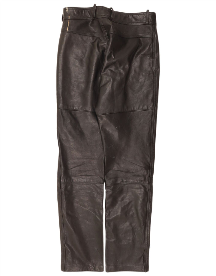 Hein Gericke Pantalones de cuero para hombre EU 50 Medium W30 L33 Cuero negro