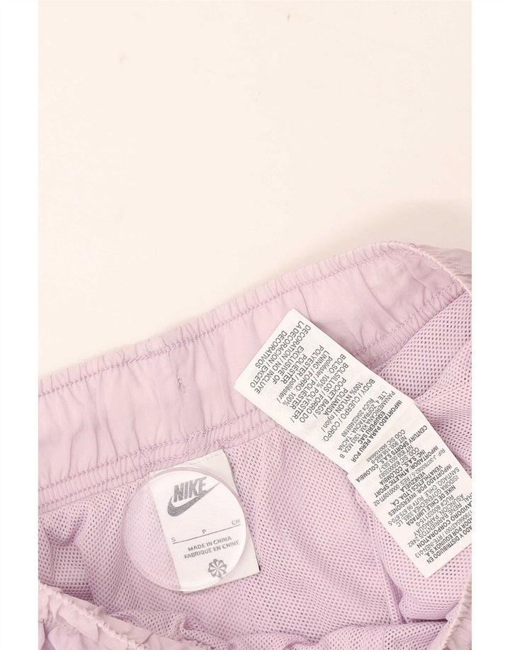 Nike - Pantalones cortos deportivos para mujer (talla 8), color morado, poliéster