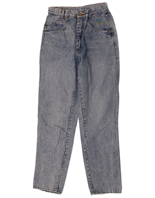 Wild Jeans Vaqueros cónicos de cintura alta para mujer IT 50 XL W36 L32 Algodón azul