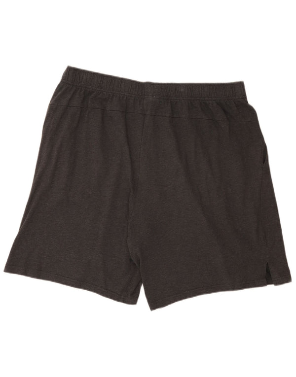 Nike - Pantalones cortos deportivos Dri Fit para hombre, talla 2XL, algodón gris