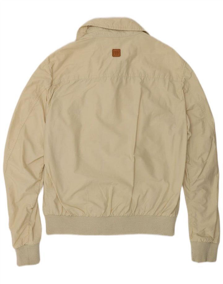 BELFE Chaqueta Bomber para Hombre Reino Unido 40 Grande Algodón Beige