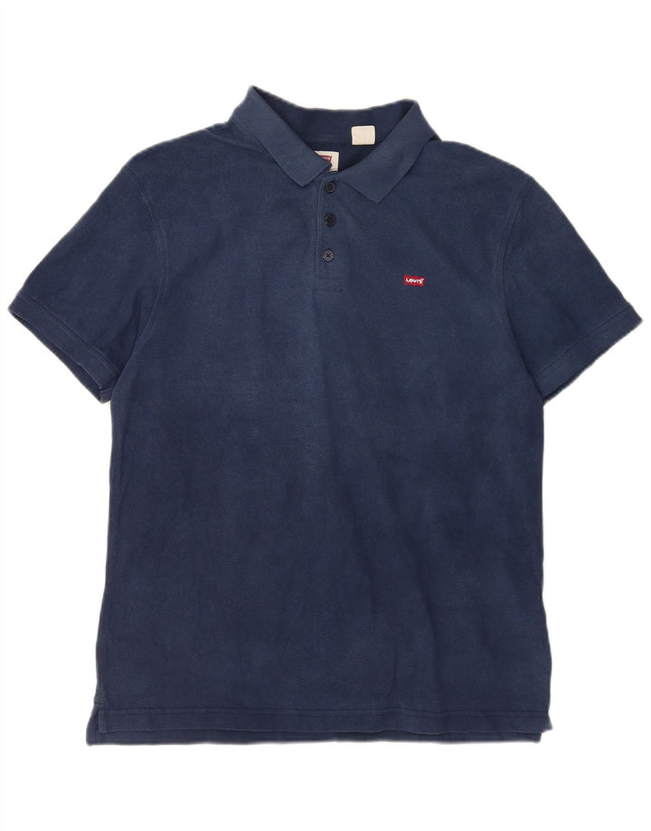 Levi's Polo estándar para hombre de algodón azul marino grande