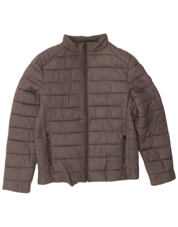 Liu Jo Chaqueta acolchada para hombre UK 40 Large Gris Poliamida