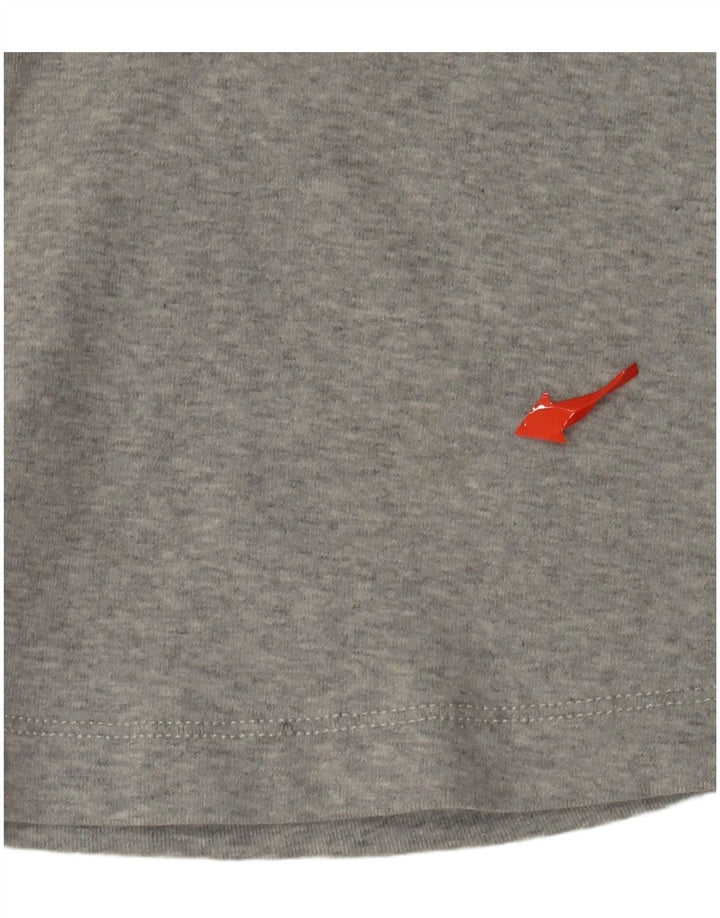 TOMMY HILFIGER Polo de manga larga para mujer UK 8 Small Gris