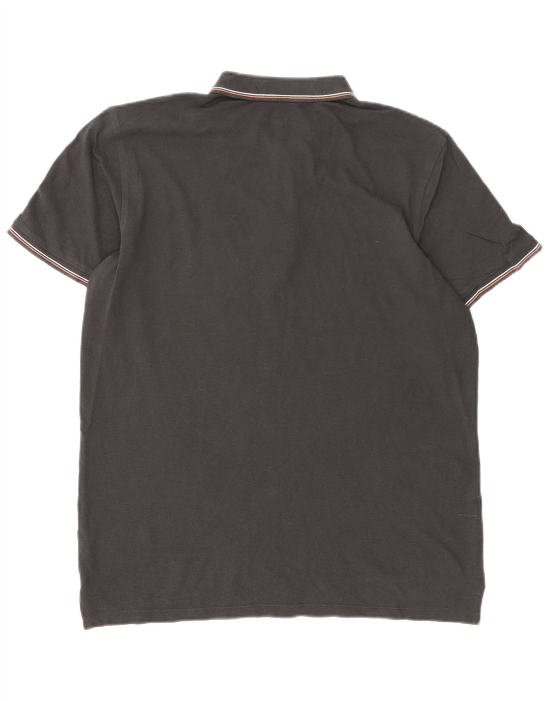 Polo Lee De Corte Regular Para Hombre De Algodón Gris Grande