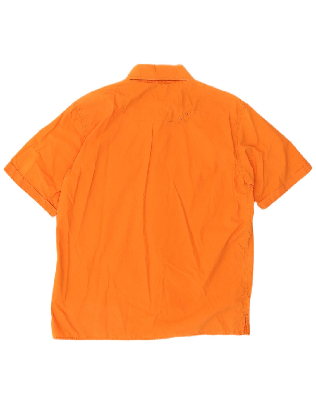COLUMBIA Camisa Manga Corta Hombre Small Naranja Poliéster