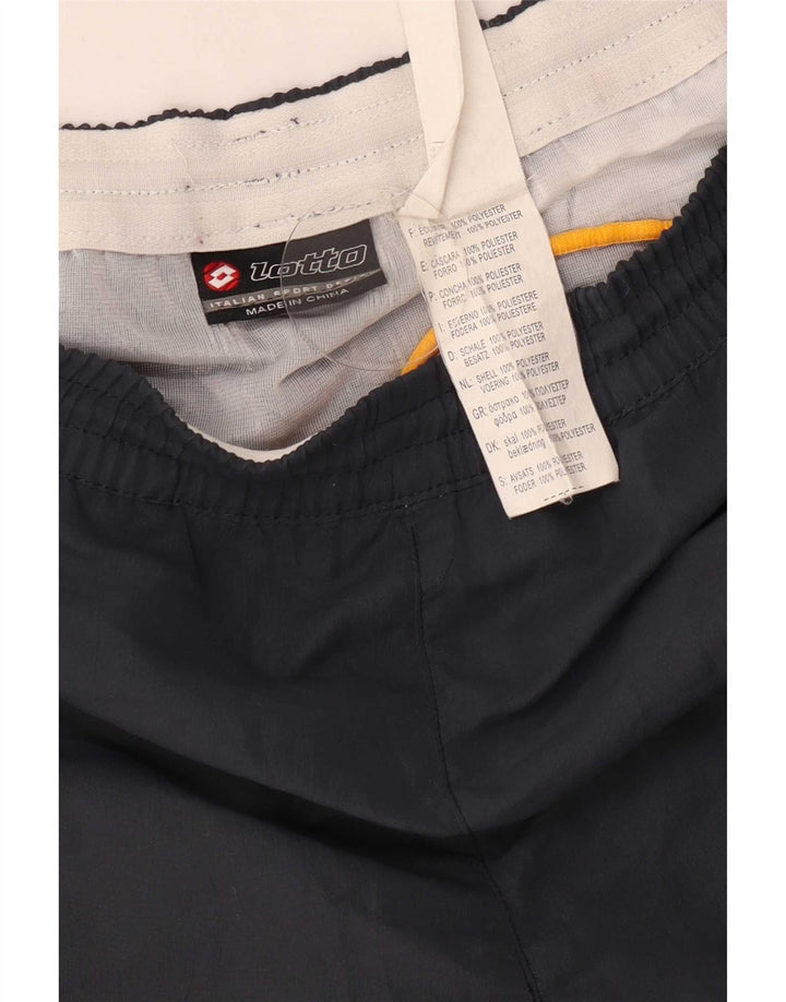 Lotto - Pantalones cortos deportivos para hombre, talla grande, color azul marino, poliéster