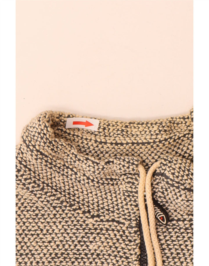 Weird Fish - Sudadera con cuello y cremallera para hombre, talla grande, algodón gris