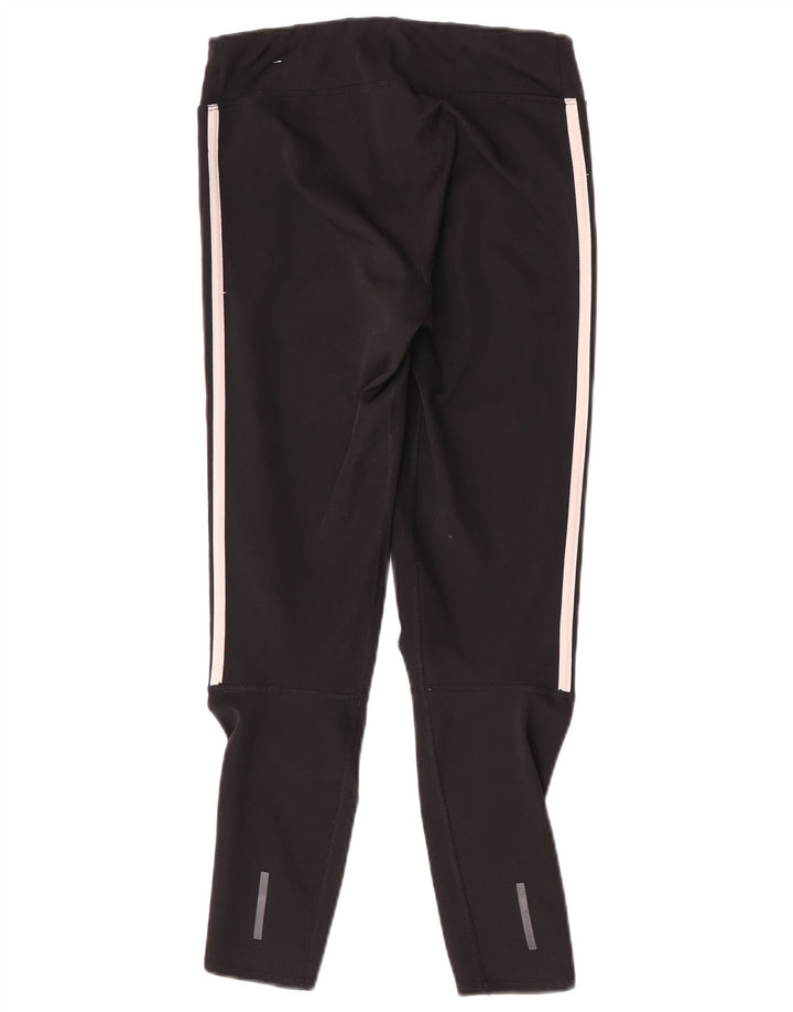 Adidas Climalite Crop Leggings para mujer Reino Unido 8/10 Pequeño Negro Poliéster