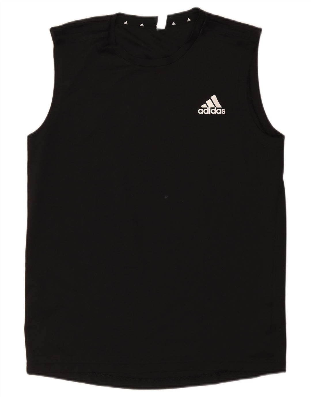 Adidas Hombre Aeroready Chaleco Top Medio Negro Poliéster