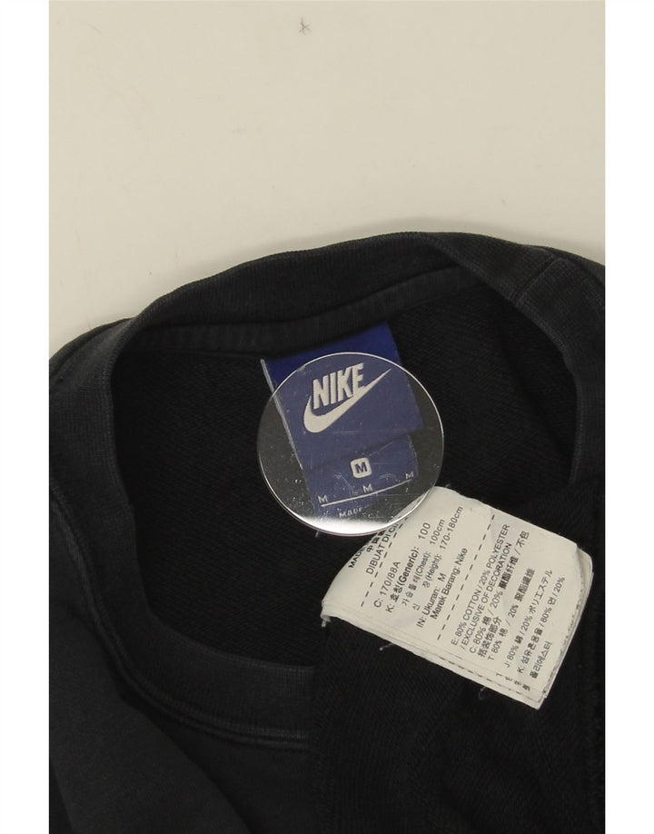 NIKE Sudadera Jumper Medium Negro Algodón Hombre