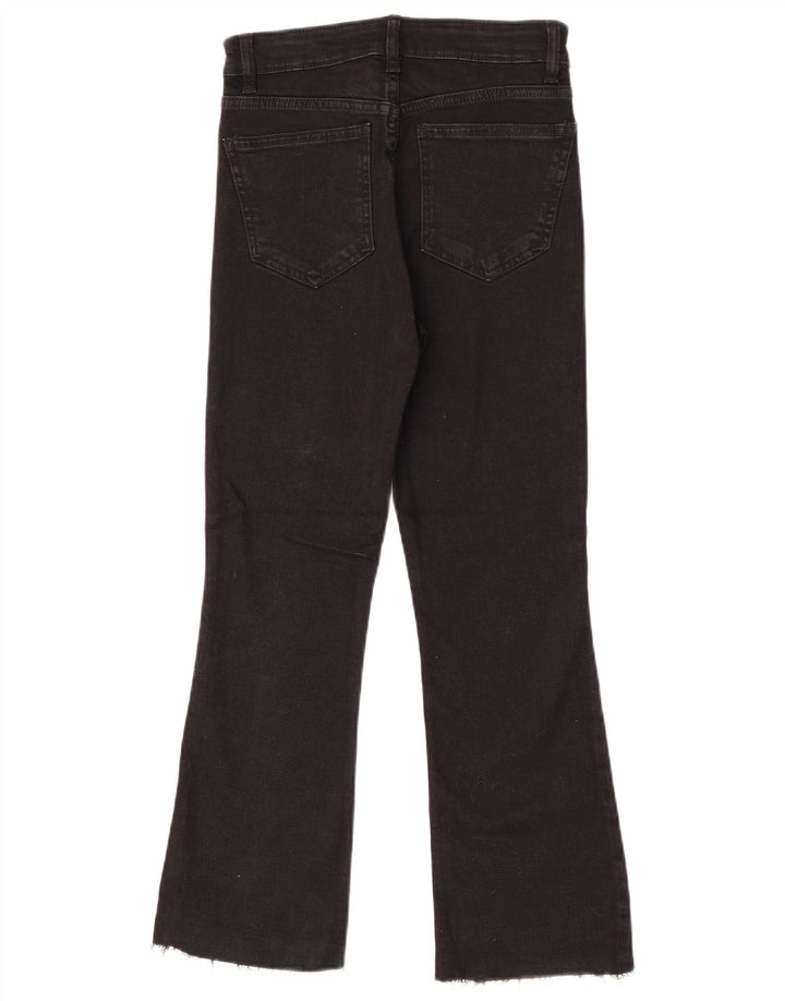 Zara Vaqueros Bootcut Mujer EU 36 XS W26 L25 Negro