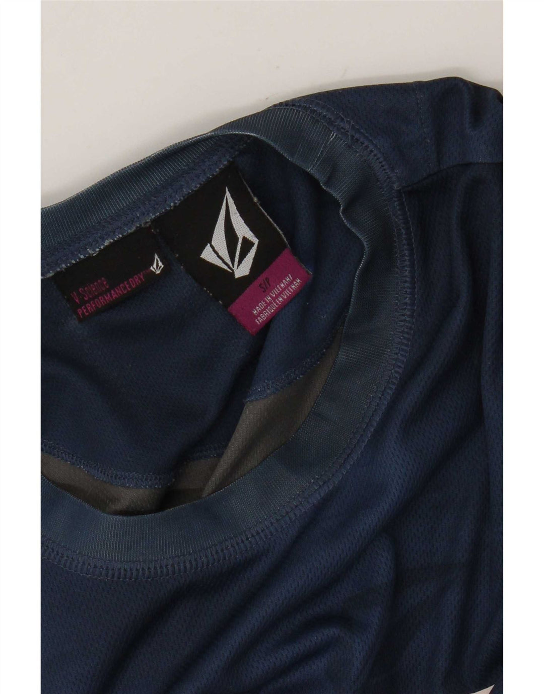 Volcom Hombre Graphic Top Manga Larga Pequeño Azul Marino