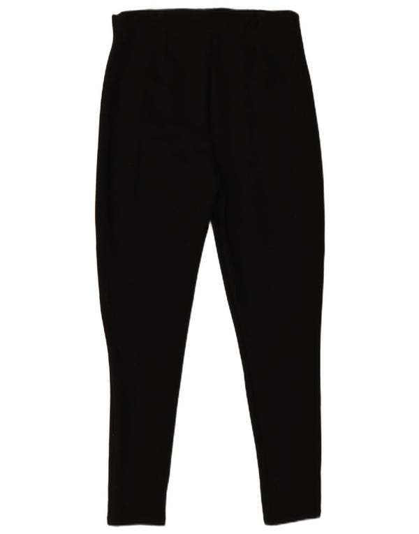 Zara Mujer Pantalones Casuales Cónicos XL W32 L28 Negro
