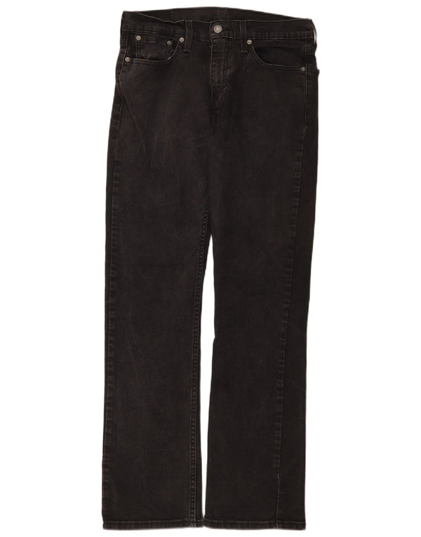 Levi's Hombre 527 Vaqueros Bootcut W30 L32 Algodón Negro