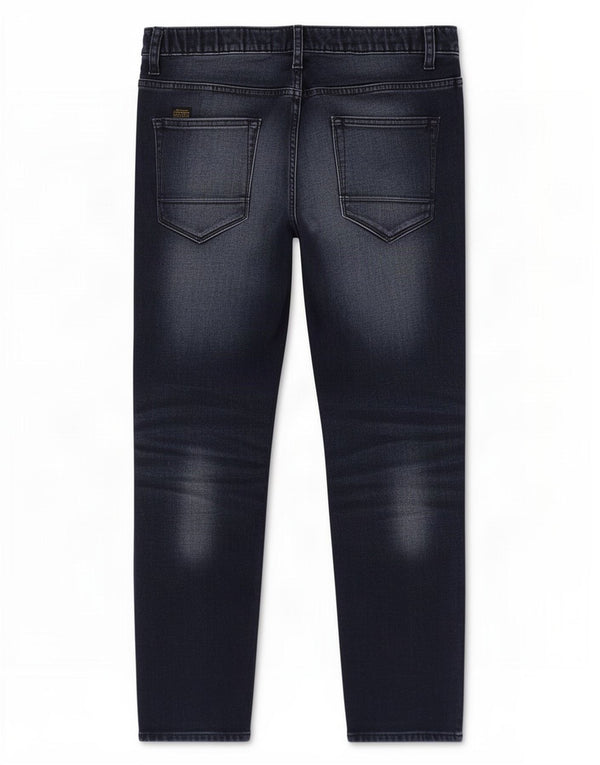 Zara Hombre Joggers Slim Jeans XL W34 L27 Azul Marino Algodón