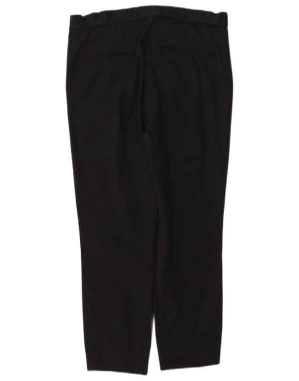 Zara Mujer Pantalones Cortos Tapered Medium W28 L25 Algodón Azul Marino