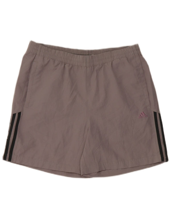 Pantalón Corto Deportivo Adidas Hombre Gris Medio Poliéster