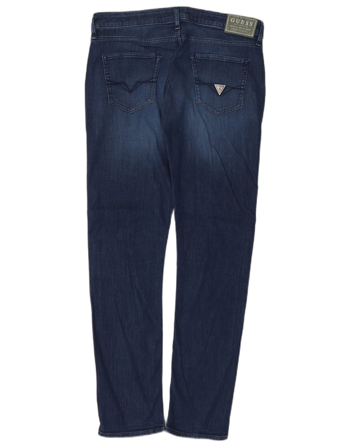 Vaqueros Guess Mujer Slim W32 L31 Azul Marino Algodón