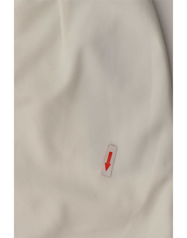 Sergio Tacchini Pantalones cortos chinos para mujer IT 52 2XL W36 Bloque de color blanco