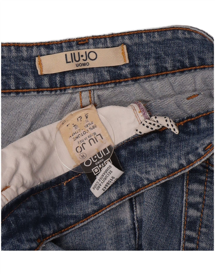 Jeans Liu Jo Hombre Regular Slim W38 L31 Algodón Azul