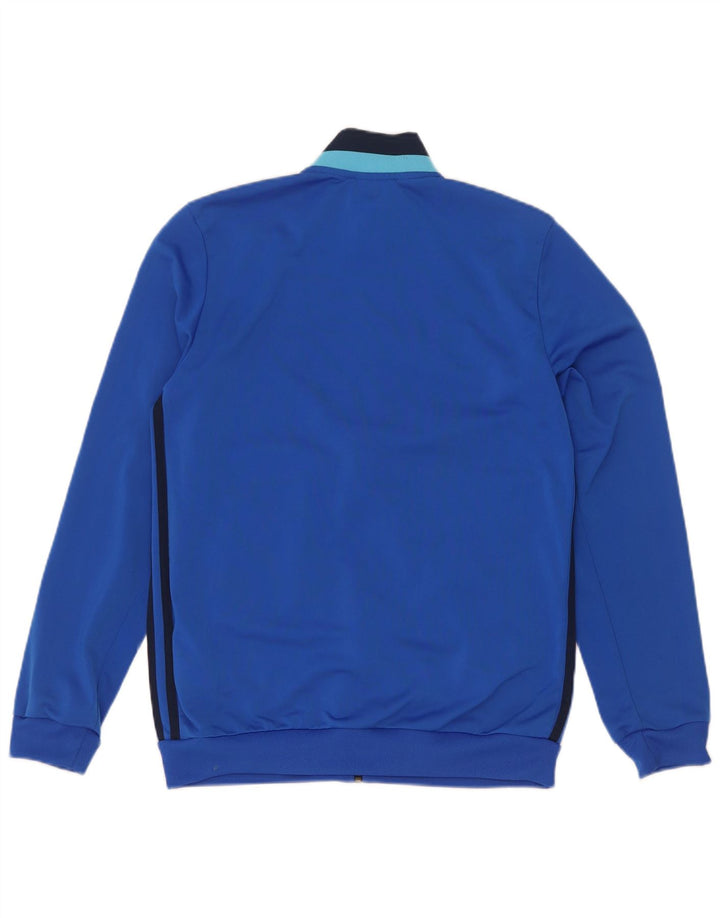 Adidas - Chaqueta de chándal para niño, 13-14 años, color azul, poliéster