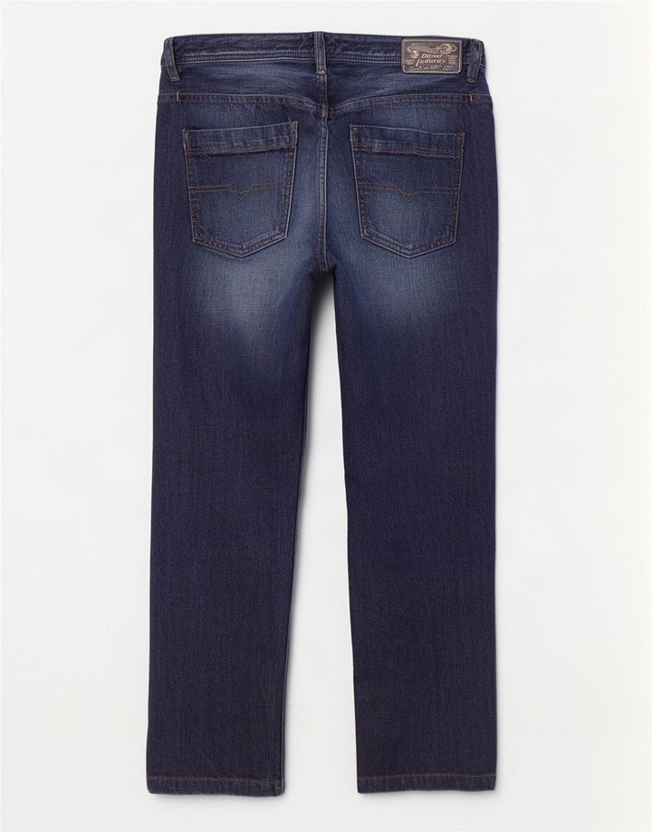 Diesel Hombre Braddo Vaqueros Rectos W32 L32 Algodón Azul
