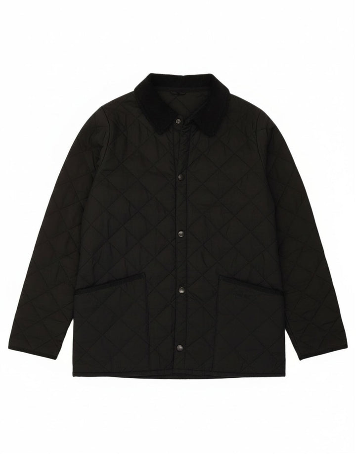 Barbour Chaqueta acolchada para niño 12-13 años XL Poliéster negro