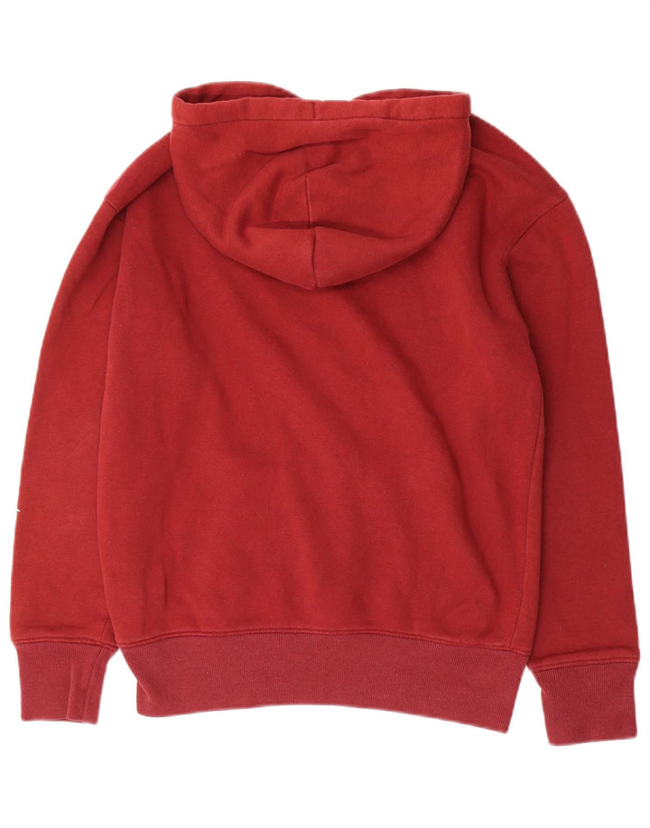 HOLLISTER Sudadera con capucha gráfica para hombre XS Granate Algodón