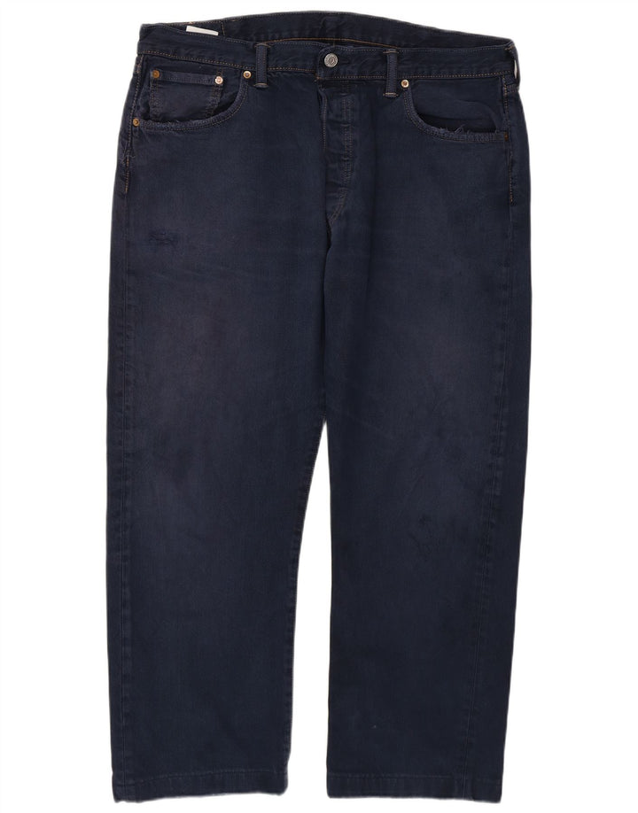 Levi's Hombre 501 Vaqueros Rectos W38 L27 Azul Marino