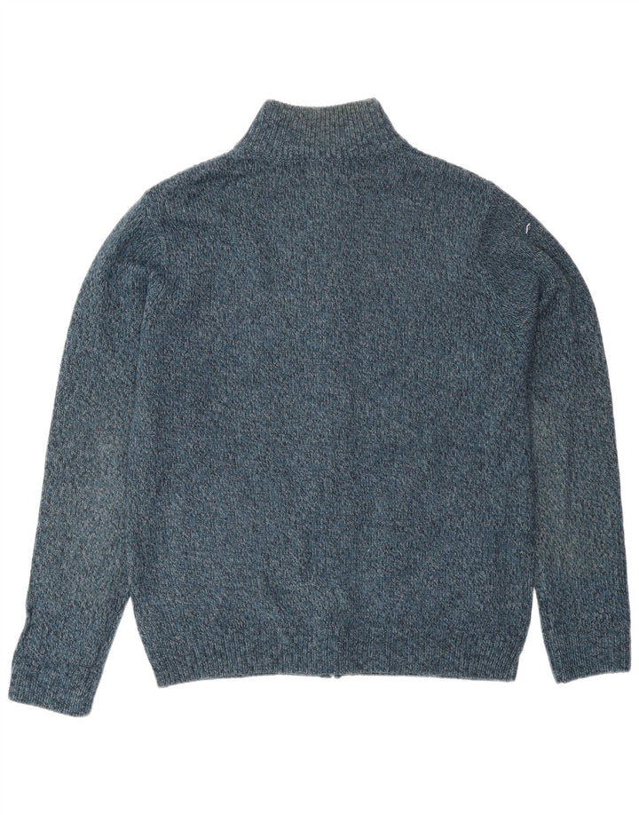 Marks & Spencer Suéter tipo cárdigan de ajuste regular para hombre Acrílico azul medio