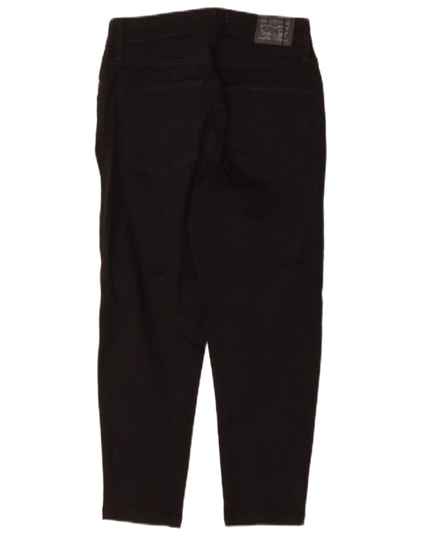 Levi's Jeans ajustados de talle alto Capri 721 para mujer W26 L21 Algodón negro