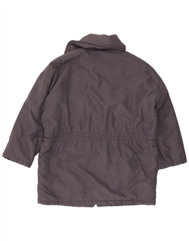 Vintage mujer chaqueta utilitaria Reino Unido 16 gris grande