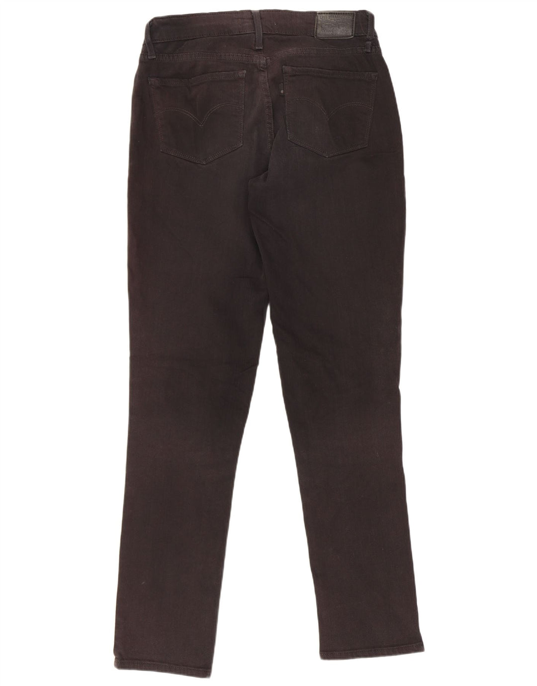 Levi's Mujer 712 Slim Jeans W26 L30 Algodón Negro